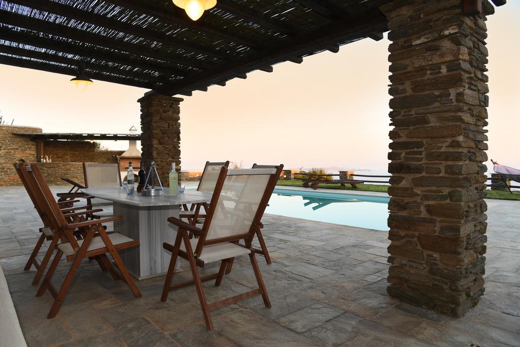 Tinos Sky View Villa Arnados Exteriér fotografie