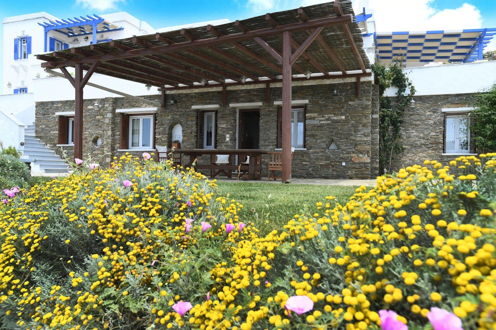 Tinos Sky View Villa Arnados Exteriér fotografie