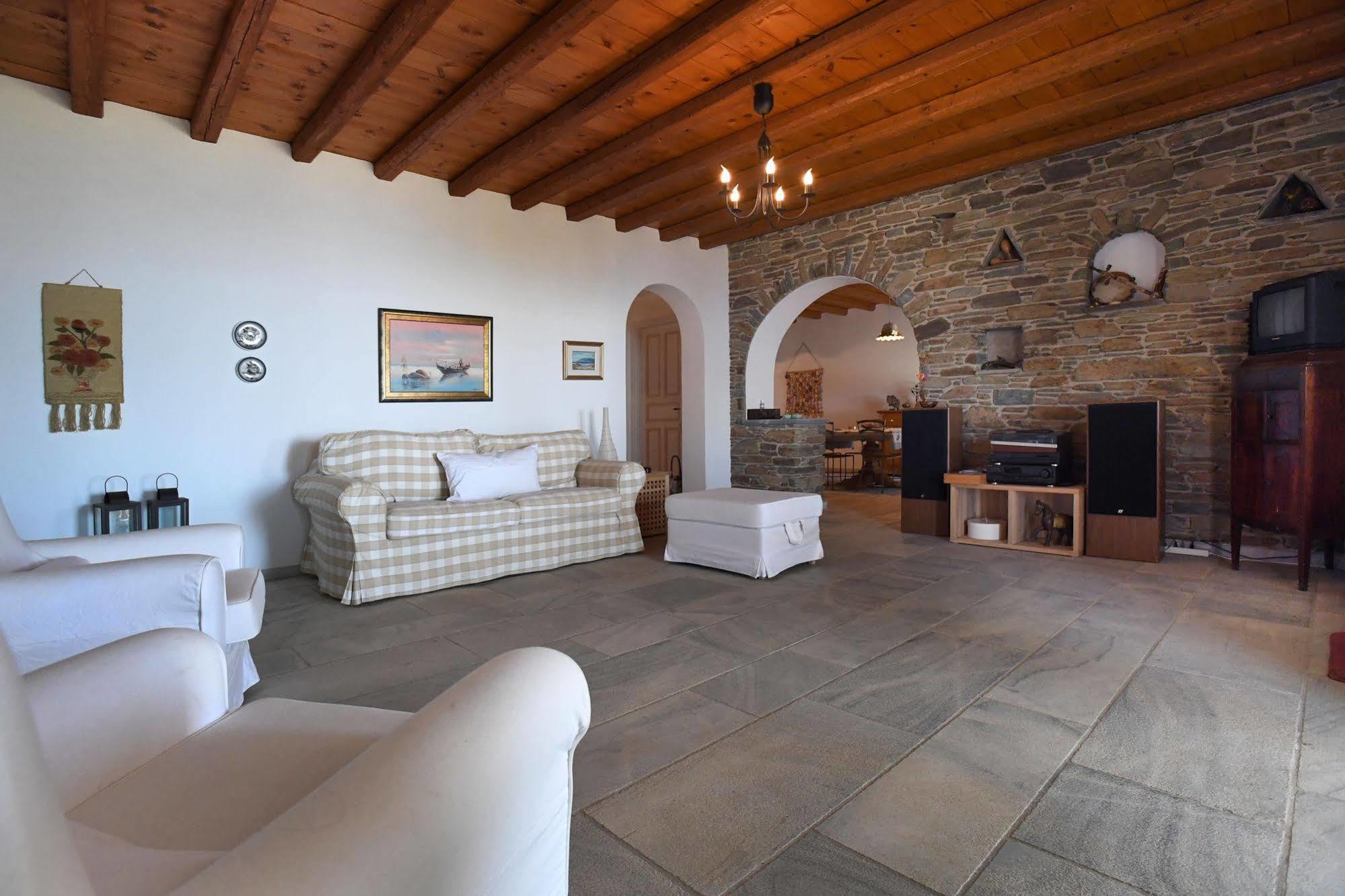 Tinos Sky View Villa Arnados Exteriér fotografie