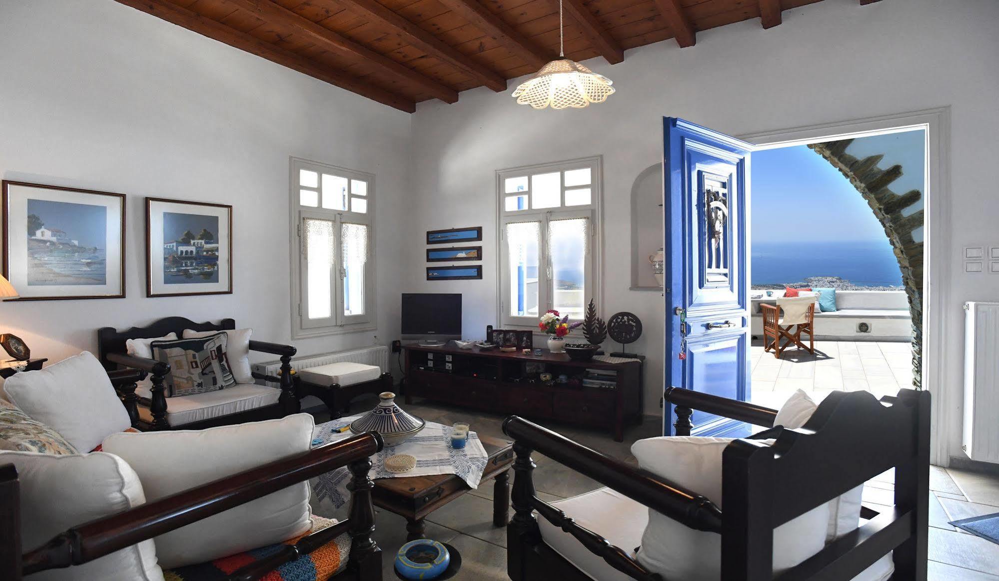 Tinos Sky View Villa Arnados Exteriér fotografie