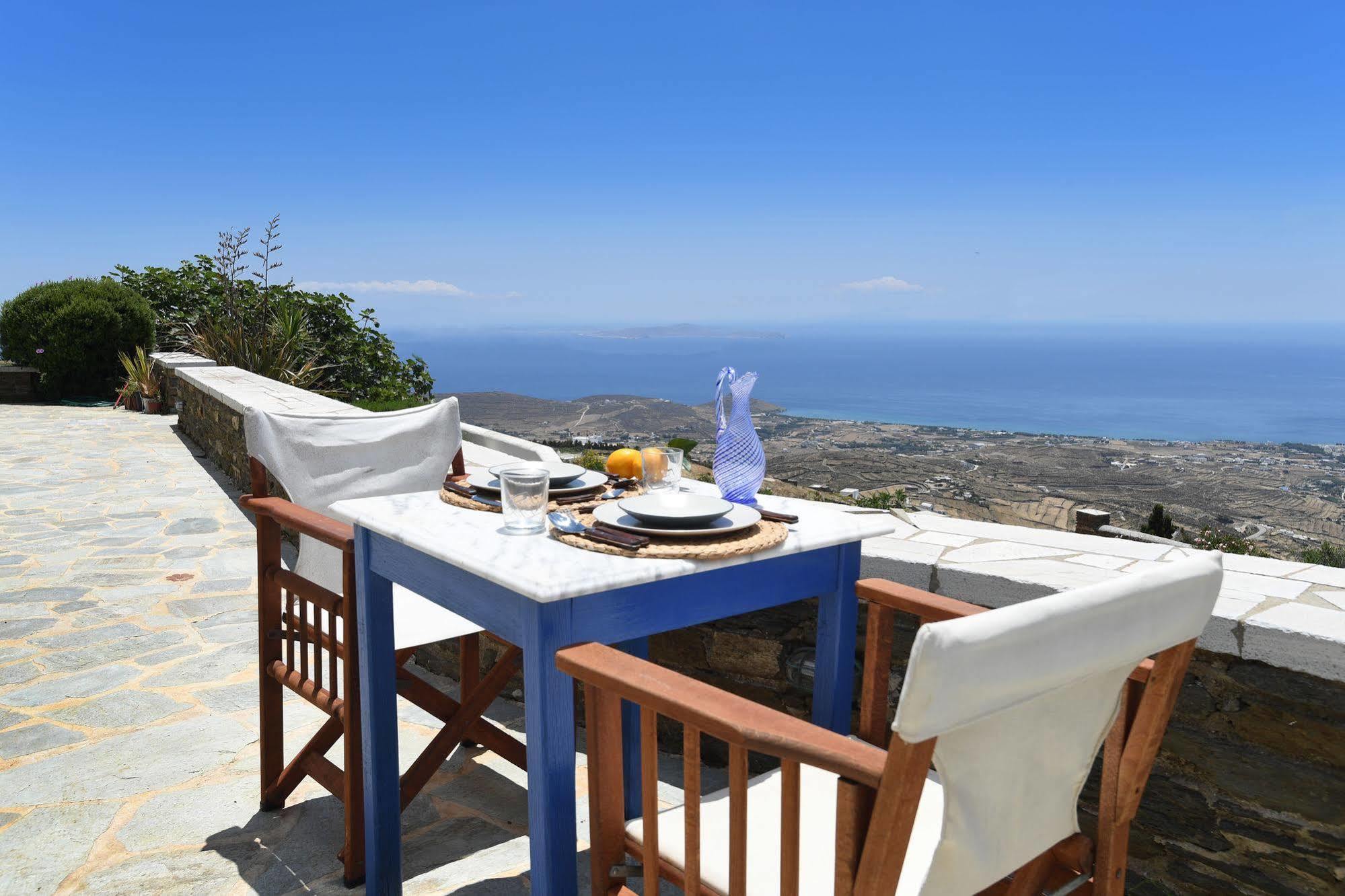 Tinos Sky View Villa Arnados Exteriér fotografie