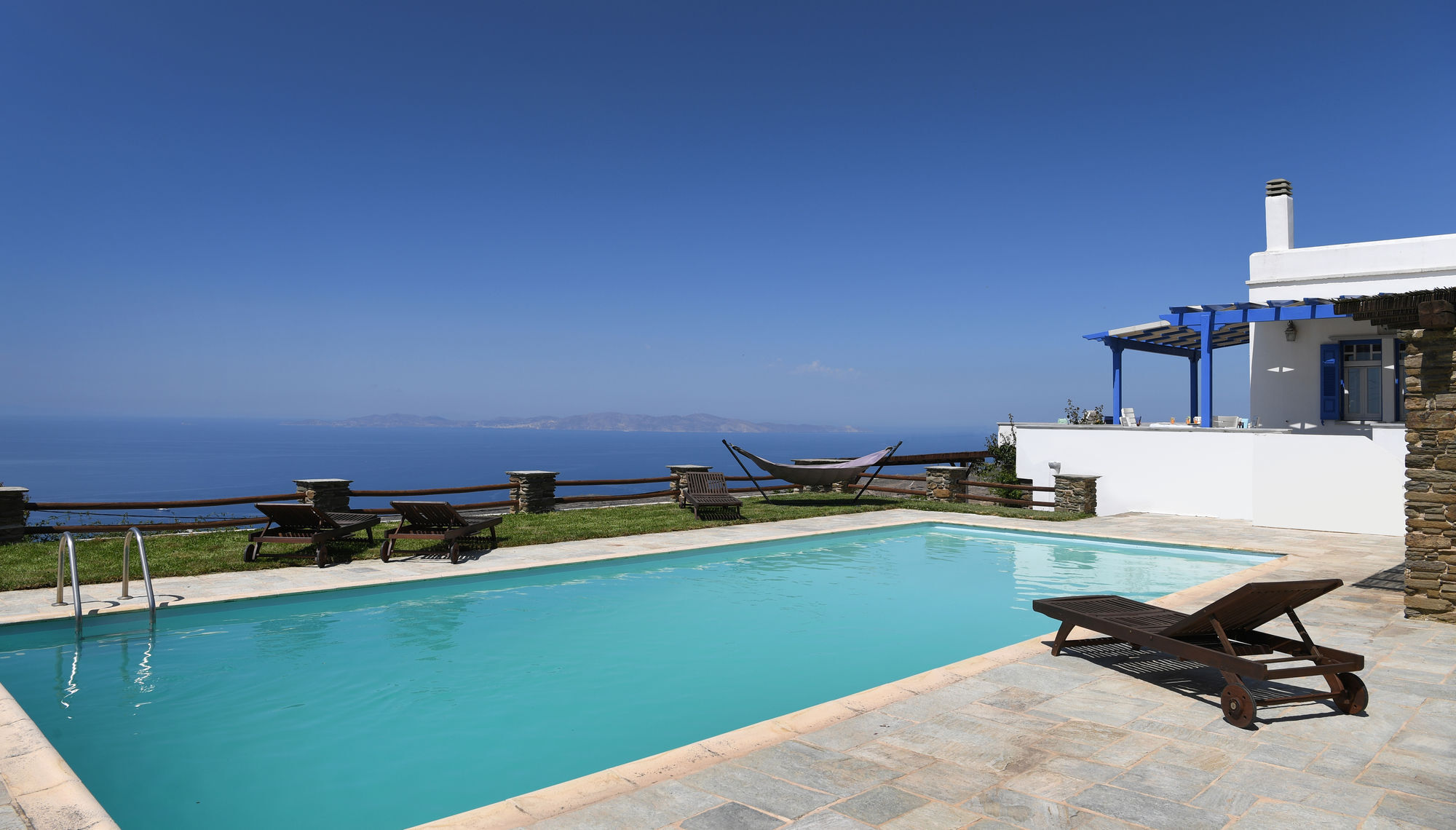 Tinos Sky View Villa Arnados Exteriér fotografie