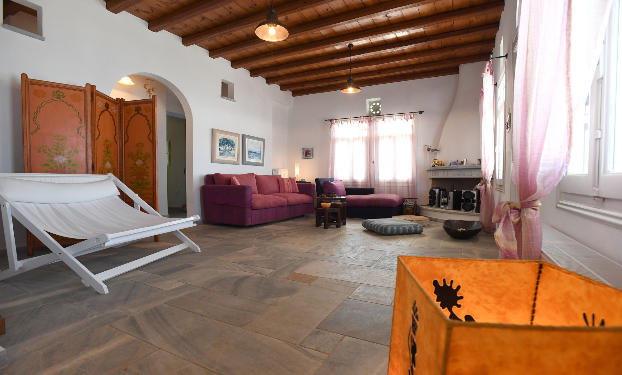Tinos Sky View Villa Arnados Exteriér fotografie