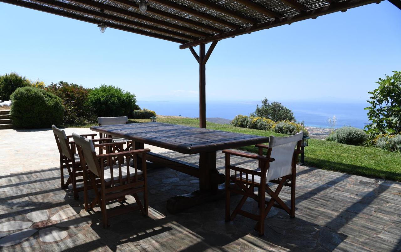 Tinos Sky View Villa Arnados Exteriér fotografie